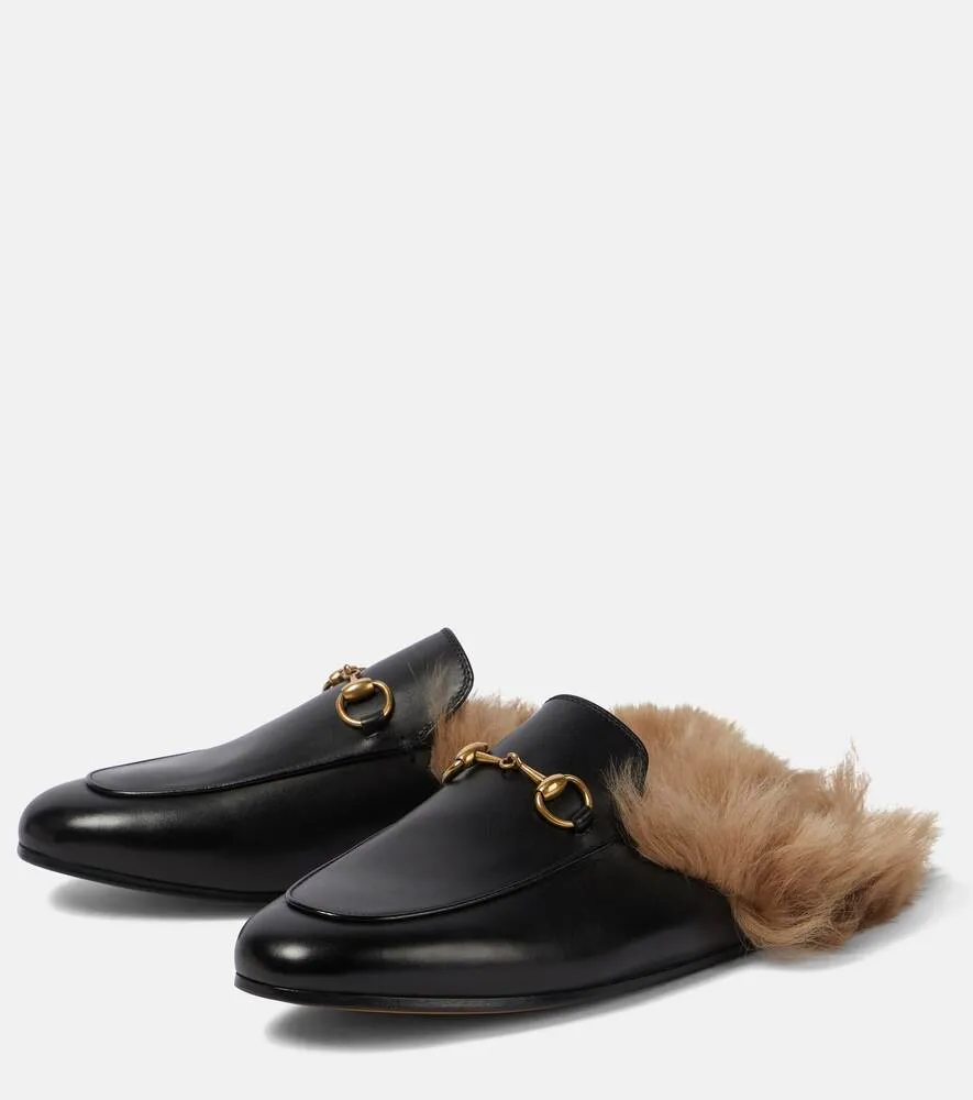 2015 Gucci Princetown Re-Edition Slippers, Black