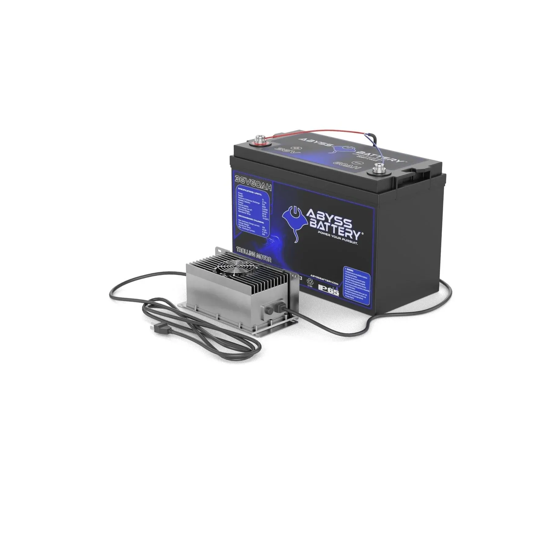 Abyss® 36V 60Ah Trolling Motor Lithium Battery Kit