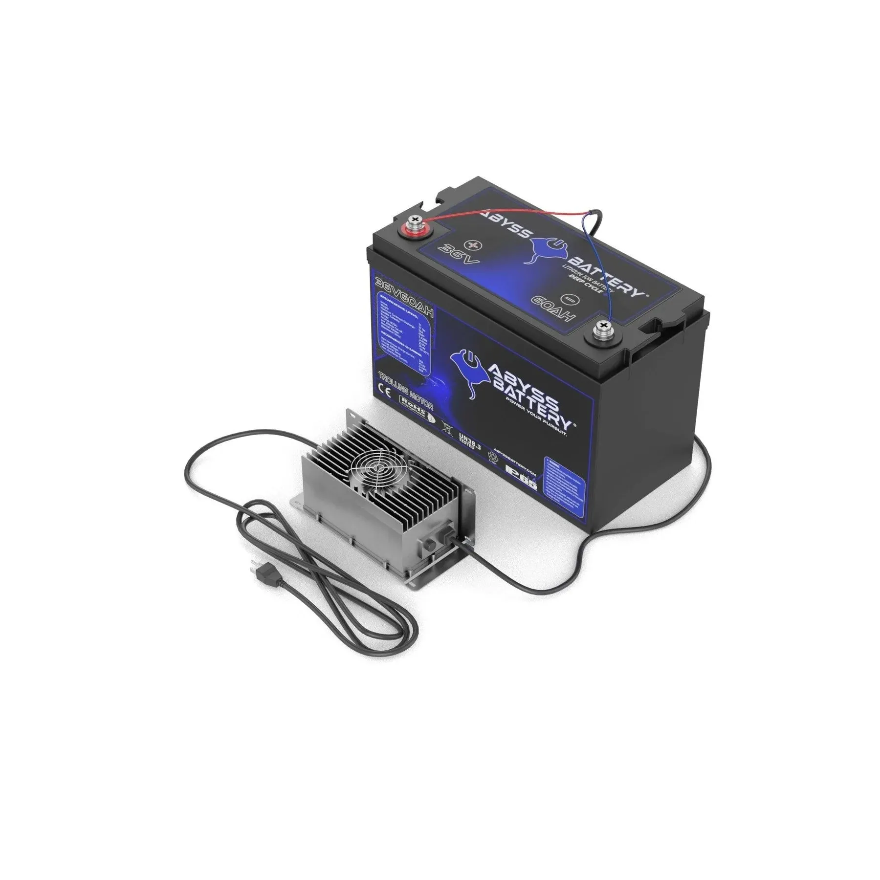 Abyss® 36V 60Ah Trolling Motor Lithium Battery Kit