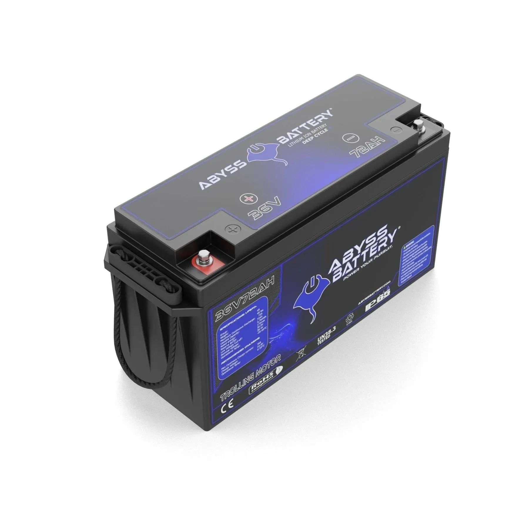 Abyss® 36V 72Ah Lithium Trolling Motor Battery