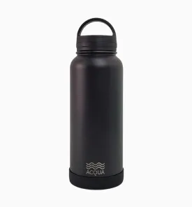Acqua Classic Bottle: Charcoal Black (1L)