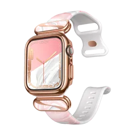 Apple Watch 40/41mm Cosmo Luxe Case(open box) - Marble Pink/Rose Gold