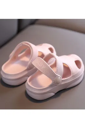 Baby & Toddler Girls Lovely Solid Colored Non-Slip Flexible Casual Slipper - TGSH106414