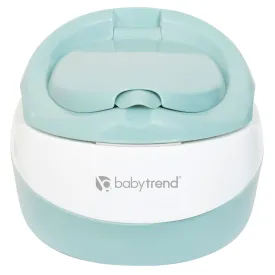 Baby Trend 3-in-1 Portable Cushioned Potty Seat with Lid and Step Stool, Green