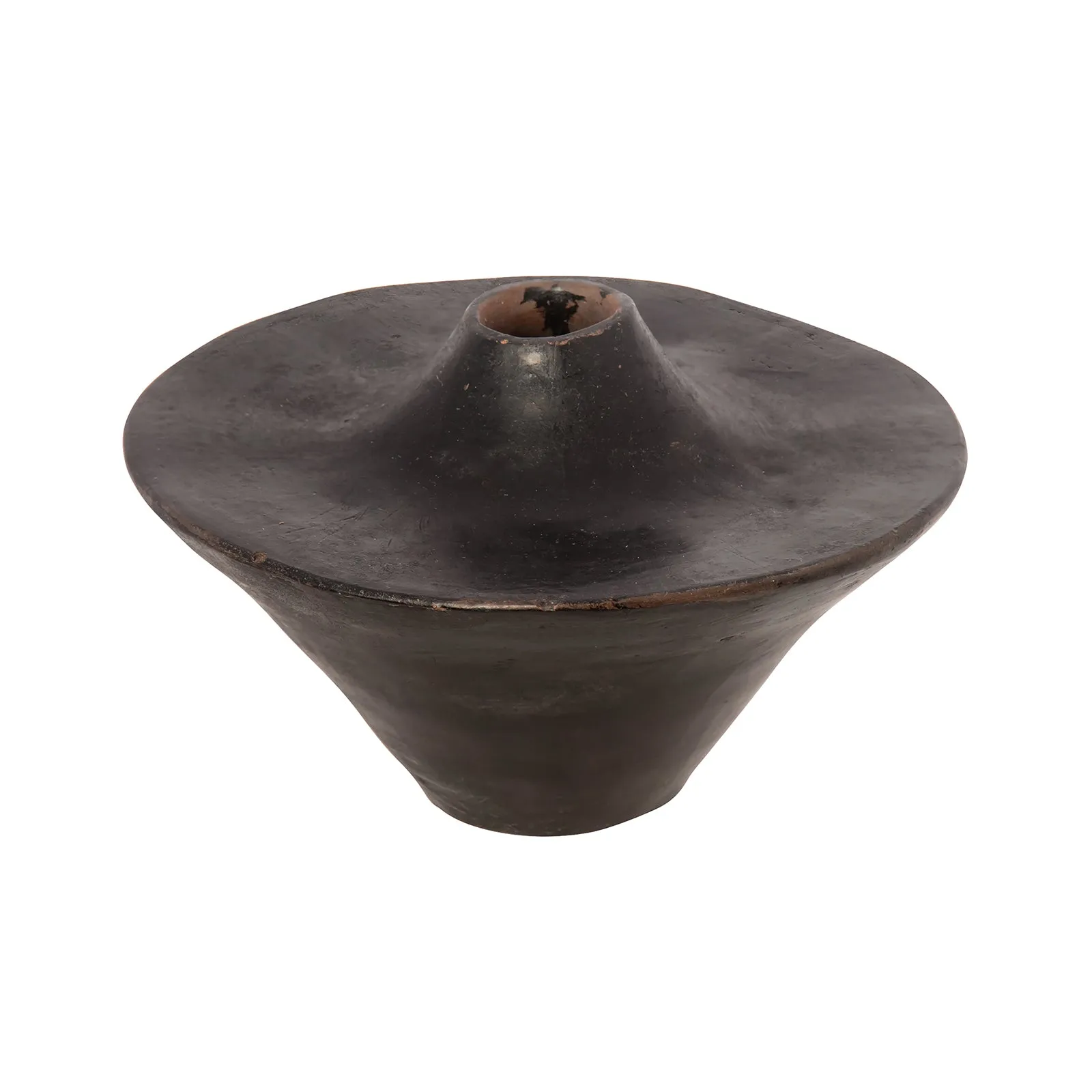 Black Fired Burnished Terracotta Vessel - II