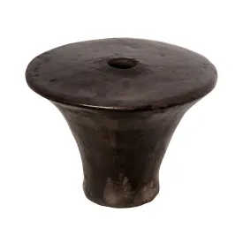 Black Fired Burnished Terracotta Vessel - IV