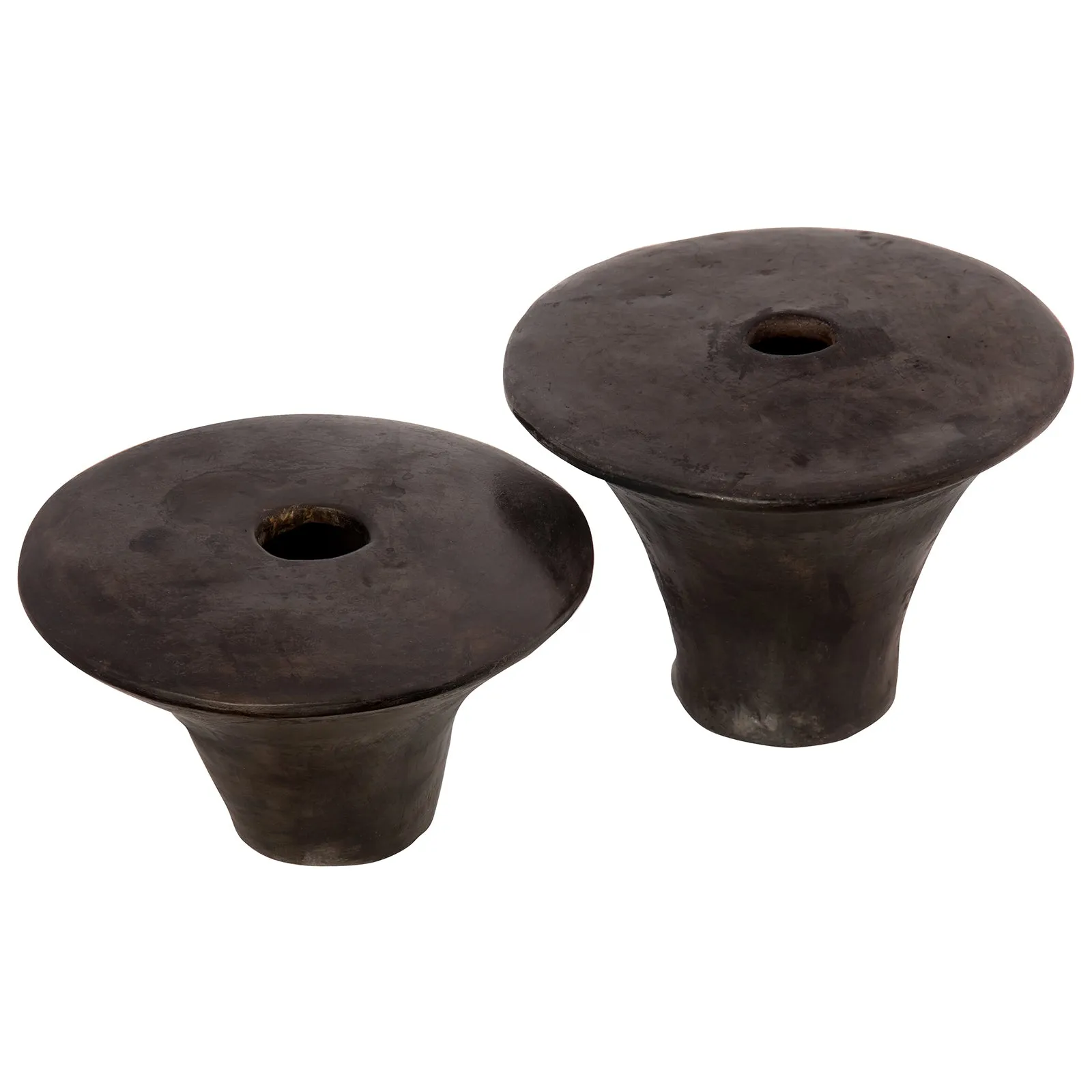 Black Fired Burnished Terracotta Vessel - IV