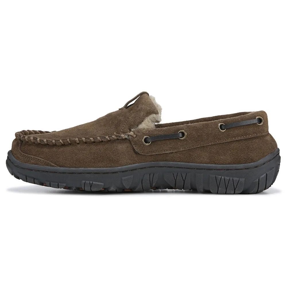 Clarks men's Venetian moccasin slippers, sage color