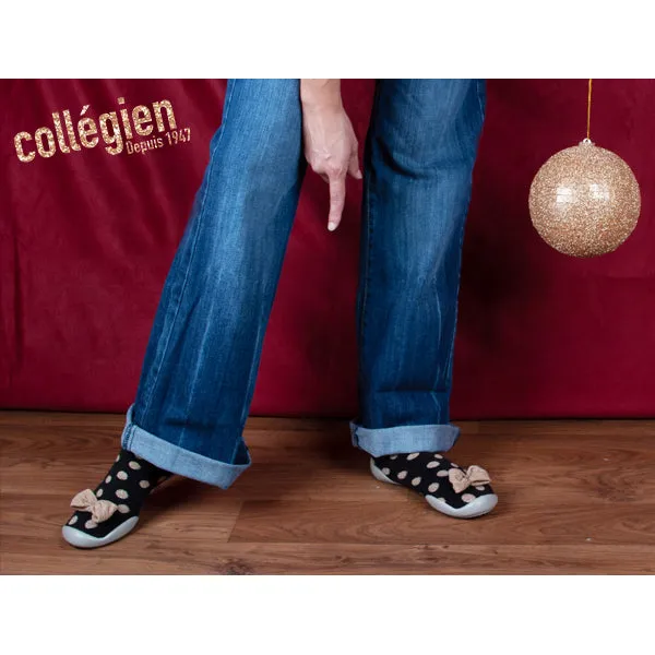 collégien Customise Disco Gold Viva Sock Slippers