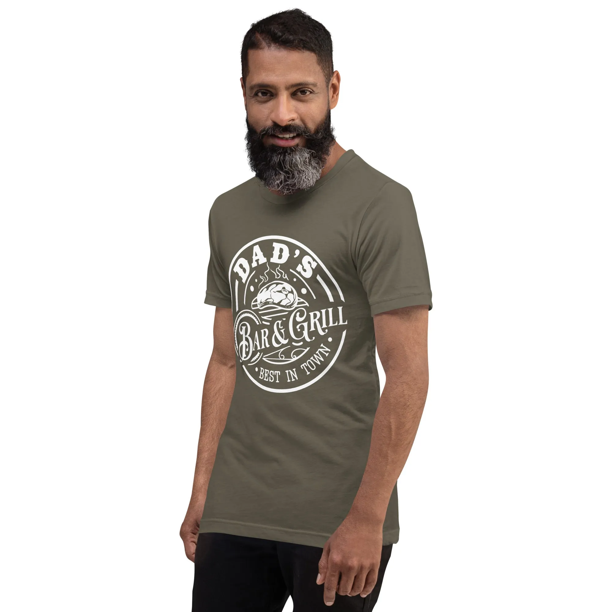 Dad's Bar and Grill BBQ T-shirt – Comfortable & Stylish Tee for BBQ Lovers