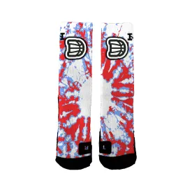 Darting Basketball Academy Youth Foundation (rj Mock) Tie Dye Socks