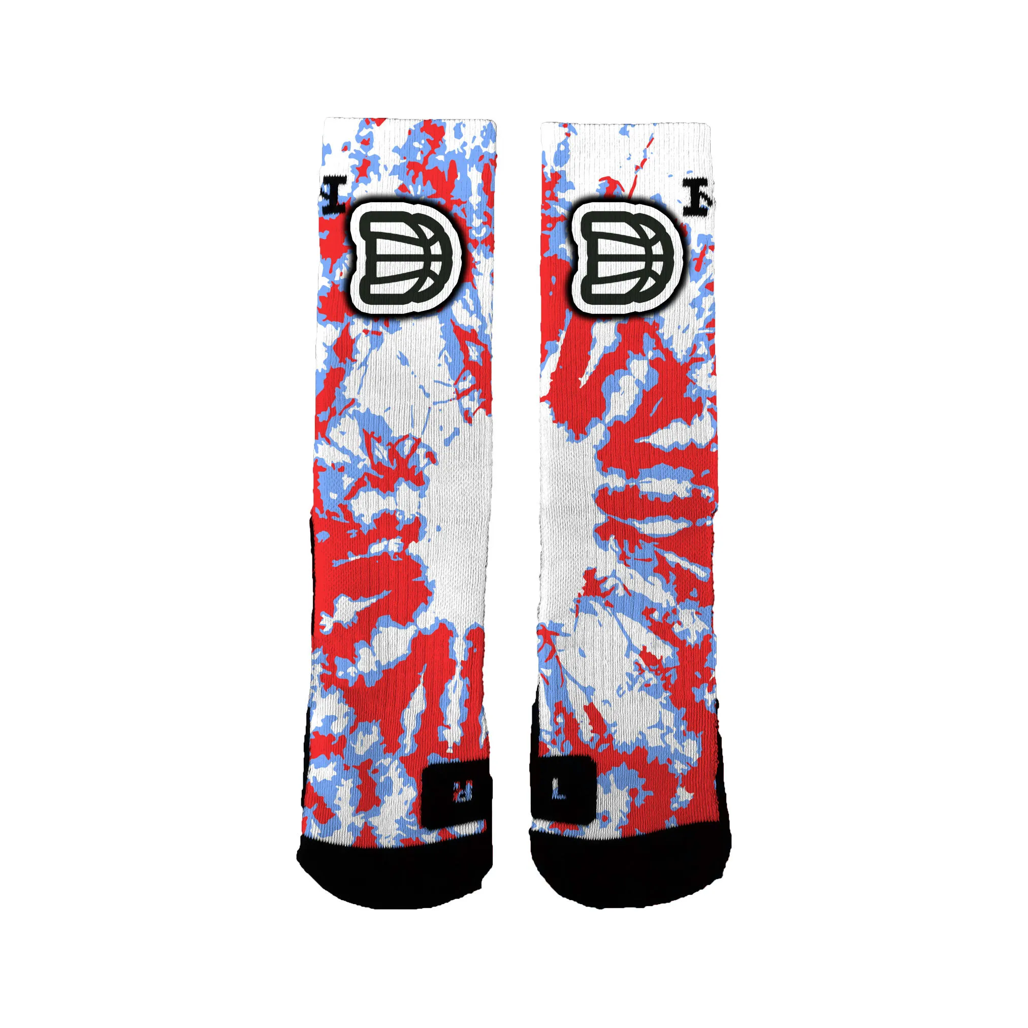 Darting Basketball Academy Youth Foundation (rj Mock) Tie Dye Socks
