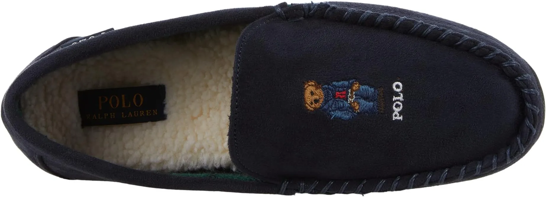 Declan Bear Moccasin Slipper Polo Ralph Lauren, navy