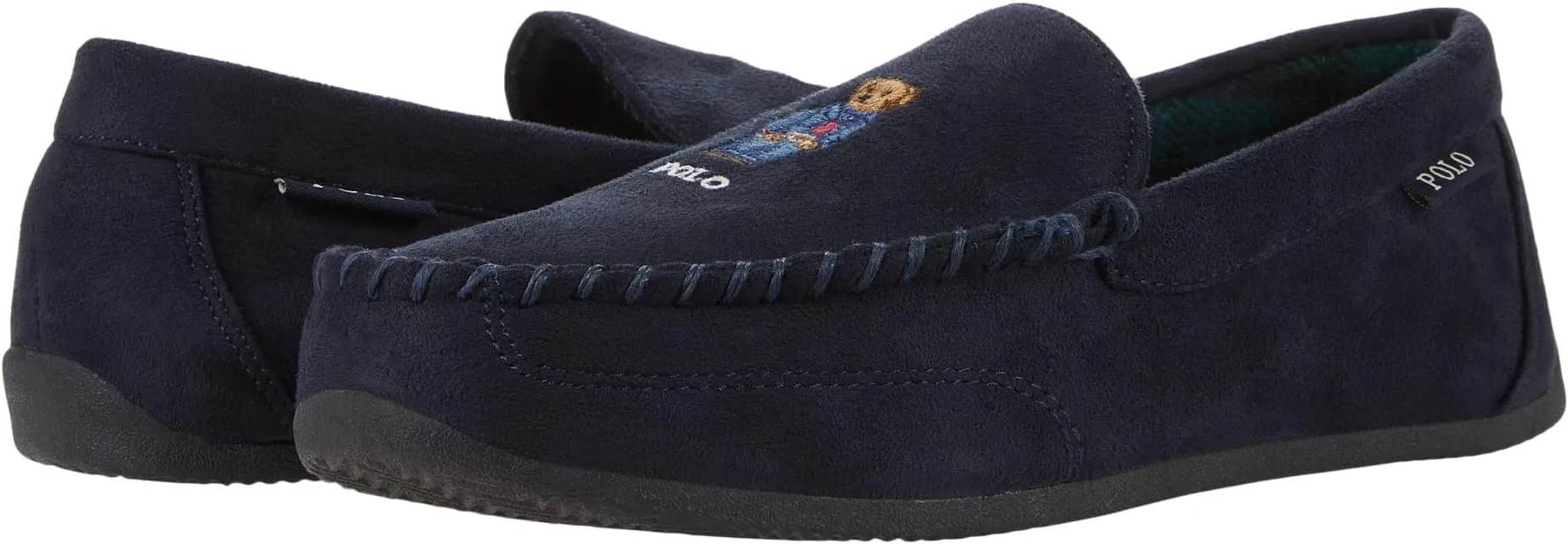 Declan Bear Moccasin Slipper Polo Ralph Lauren, navy