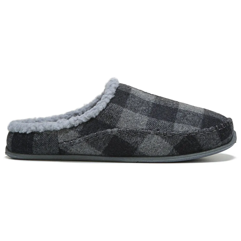 Deer Stags Men's Scandinavian Style Clog Slippers, Gray