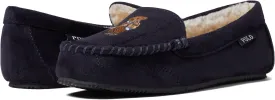 Dezi Bear Moccasin Slipper Polo Ralph Lauren, dark blue