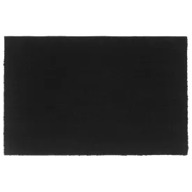 Door Mat Black 65x100 cm Tufted Coir