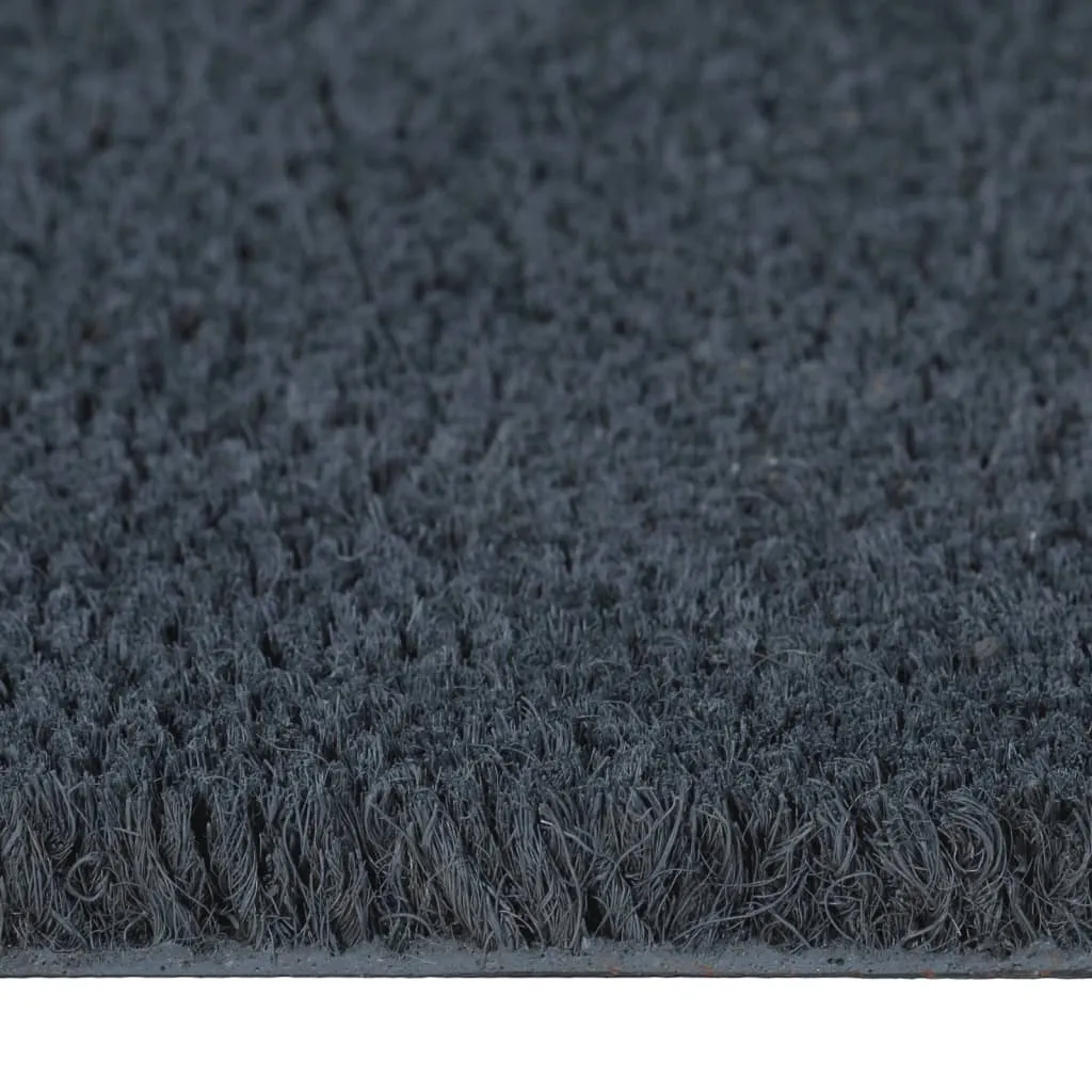 Door Mat Dark Grey 100x200 cm Tufted Coir