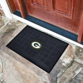 Fanmats Green Bay Packers Heavy Duty Vinyl Medallion Door Mat - 19.5" x 31"