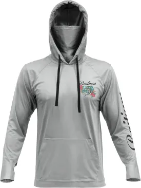 Fishing Shirts for Men,UPF50 Hooded Long Sleeve with Gaiter, Sun Protection Dry Fit Apparel, Face Mask, Fishing Clothes