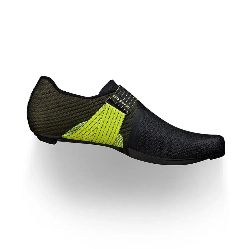 FIZIK Road Cycling Shoes Vento Stabilita Carbon - Black/Yellow Fluor