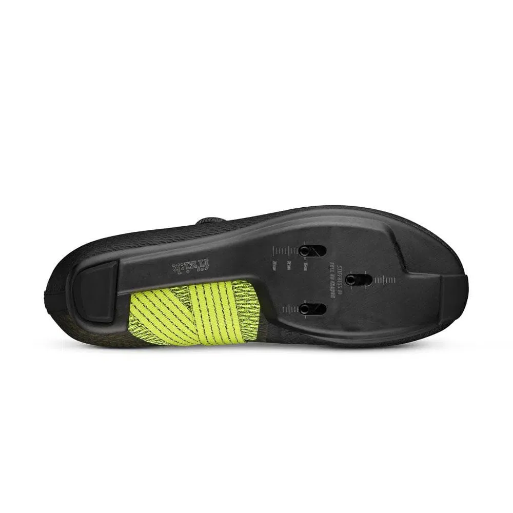 FIZIK Road Cycling Shoes Vento Stabilita Carbon - Black/Yellow Fluor