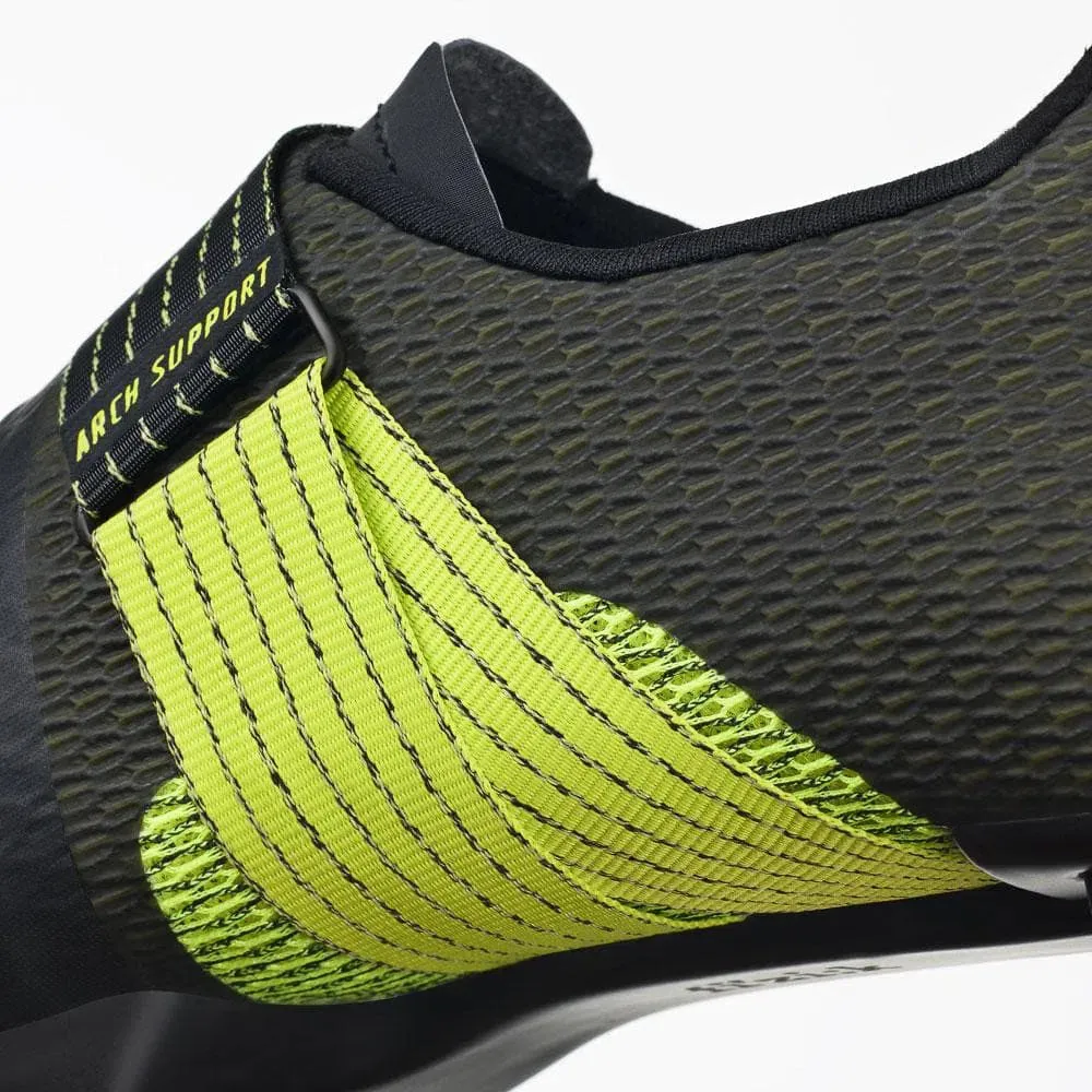 FIZIK Road Cycling Shoes Vento Stabilita Carbon - Black/Yellow Fluor