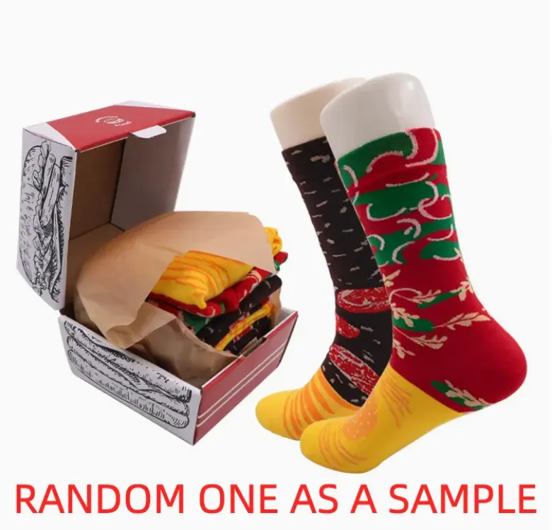 Foodie -Hamburger To Go - 3 Pairs