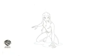 Justice League Unlimited Original Production Drawing: Aquagirl