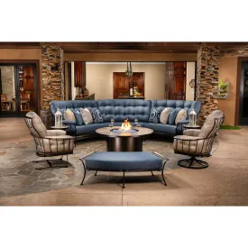 Monterra 4 Piece Curved Sectional Group