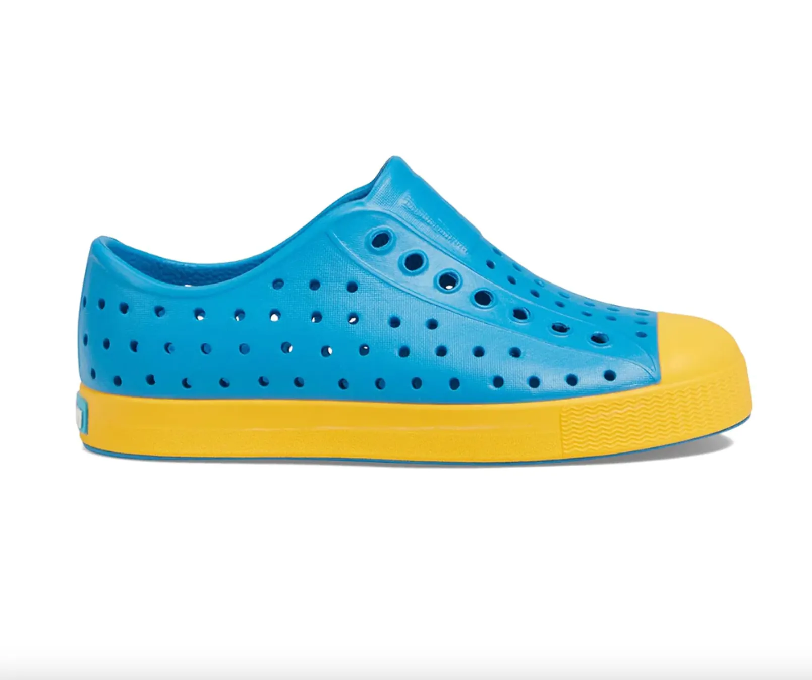 Native - Kids' Jefferson Shoe - Wave Blue/Pollen Yellow