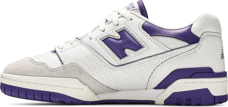New Balance 550 'White Purple' sneakers, white