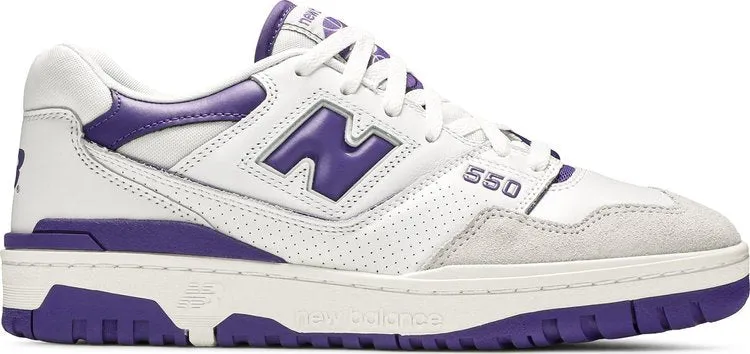 New Balance 550 'White Purple' sneakers, white