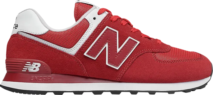 New Balance 574 'Crimson Red' sneakers, red