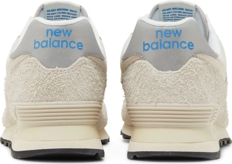 New Balance 574 'Reflection Grey' sneakers, cream