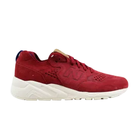 New Balance 580 Deconstructed 'Burgundy' Sneakers, Red