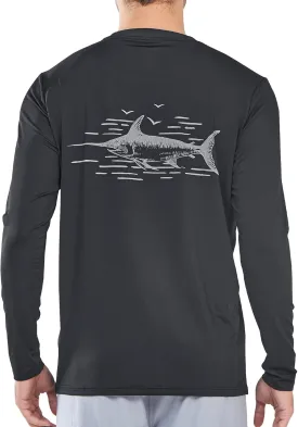 NORTHYARD Men's UPF 50  Sun Protection Shirts Long Sleeve Swim Beach Rash Guard SPF Quick Dry Lightweight UV Fishing T-Shirt