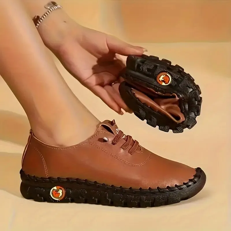Owlkay Autumn Women's Elastic Soft-Sole Flat Casual Shoes