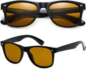 PolarSpex Polarized Sunglasses for Men and Women ?C UV Protection, Durable & Lightweight Retro Sunglasses for Driving, Fishing