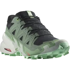 Salomon Speedcross 6 Shoes (Women's) Black / Laurel Wreath / Green Ash