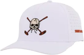 SHANKITGOLF Skull Golf Hat Adjustable Snapback Golf Cap | 95% Polyester, 5% Spandex | One Size Fits All