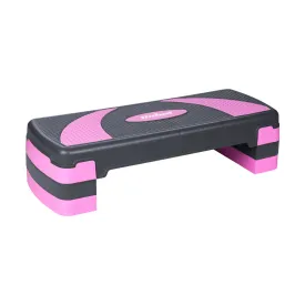 Step For Aerobics And Fitness Exercises, 3 Steps, Gray-Purple, Rebel Active