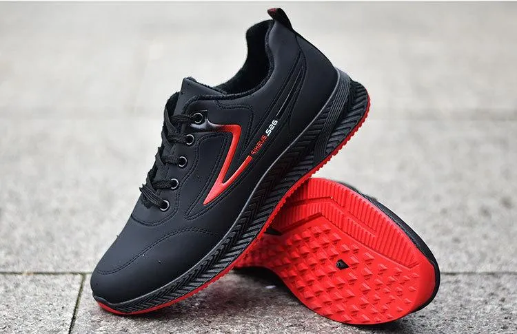 Summer waterproof leather anti-slip sports casual running shoes