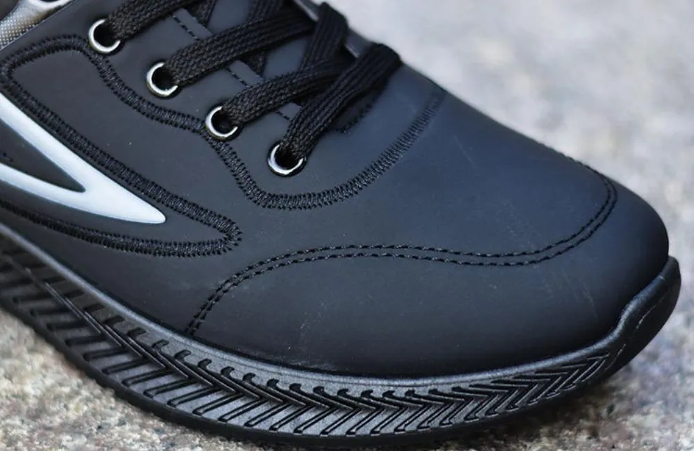 Summer waterproof leather anti-slip sports casual running shoes