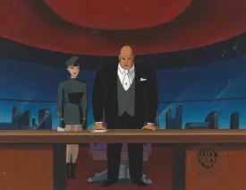 Superman the Animated Series Original Production Cel: Lex Luthor and Mercy Graves