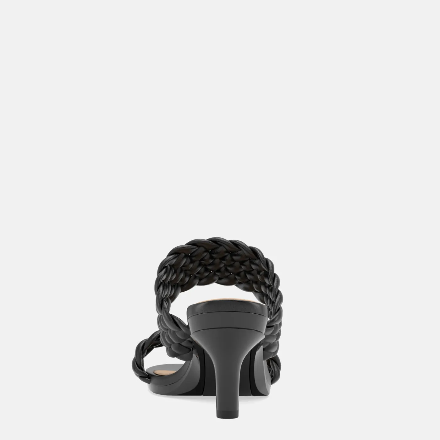 The Slide - Coal Braid   Stiletto Heel Kit 3 Coal - FINAL SALE