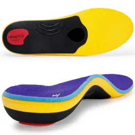 VALSOLE Heavy Duty Support Pain Relief Orthotics - 220  lbs Plantar Fasciitis High Arch Insoles for Men Women, Flat Feet Orthotic Insert, Work Boot Shoe Insole, Absorb Shock with Every Step
