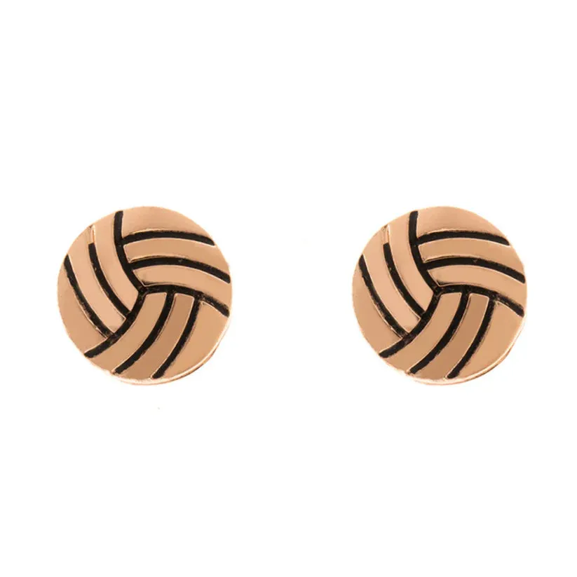 Volleyball Stud Earrings