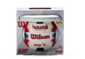 Wilson Wth80219kit Beach Volleyball Ball Blue, Red, White Wth80219kit